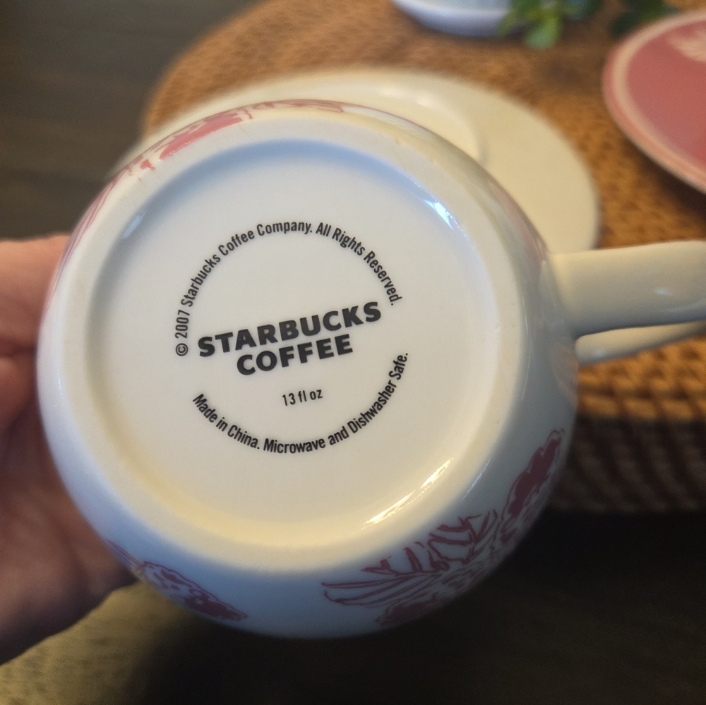 Set of 2 Starbucks 2007 Coffee & Tea Mugs - Picture 15 of 15